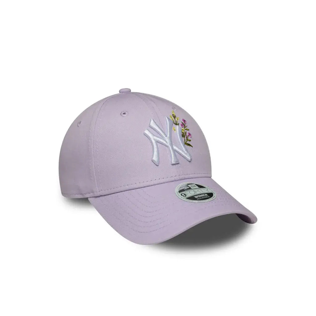 NEW ERA 9FORTY MLB NEW YORK YANKEES FLORAL GORRA AJUSTABLE MORADO
