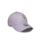 NEW ERA 9FORTY MLB NEW YORK YANKEES FLORAL GORRA AJUSTABLE MORADO