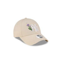 NEW ERA 9FORTY MLB NEW YORK YANKEES BEADED GORRA AJUSTABLE BEIGE