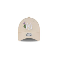NEW ERA 9FORTY MLB NEW YORK YANKEES BEADED GORRA AJUSTABLE BEIGE