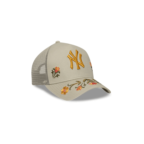 NEW ERA 9FORTY MLB NEW YORK YANKEES FLORAL GORRA AJUSTABLE BEIGE