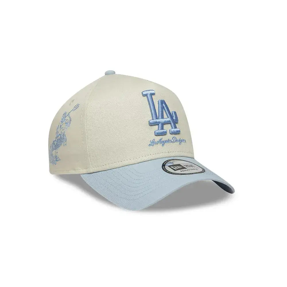 NEW ERA 9FORTY E-FRAME MLB LOS ANGELES DODGERS MYTHICAL GORRA AJUSTABLE BEIGE