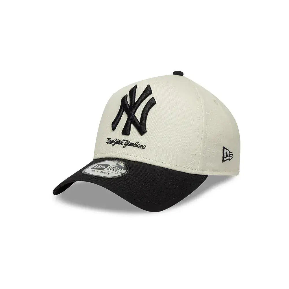 NEW ERA 9FORTY E-FRAME MLB NEW YORK YANKEES MYTHICAL GORRA AJUSTABLE BEIGE
