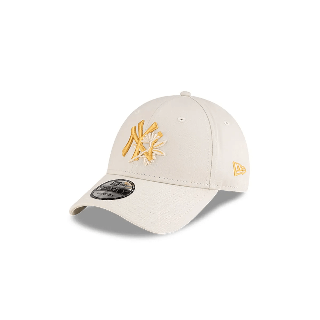 NEW ERA 9FORTY MLB NEW YORK YANKEES FLORAL ICON GORRA AJUSTABLE BEIGE