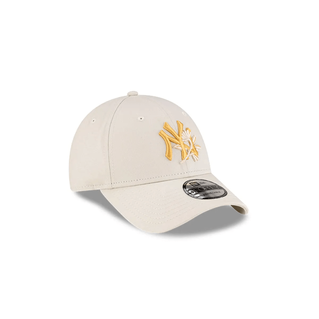 NEW ERA 9FORTY MLB NEW YORK YANKEES FLORAL ICON GORRA AJUSTABLE BEIGE