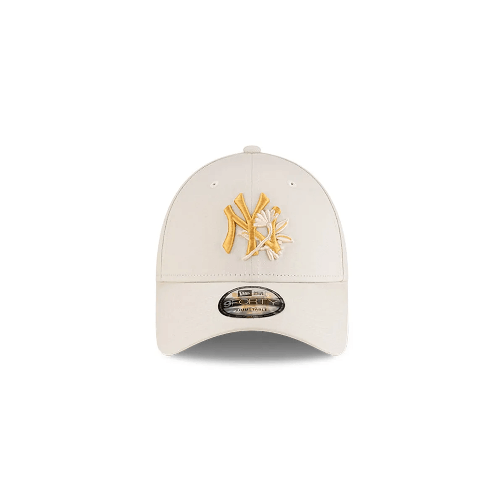 NEW ERA 9FORTY MLB NEW YORK YANKEES FLORAL ICON GORRA AJUSTABLE BEIGE