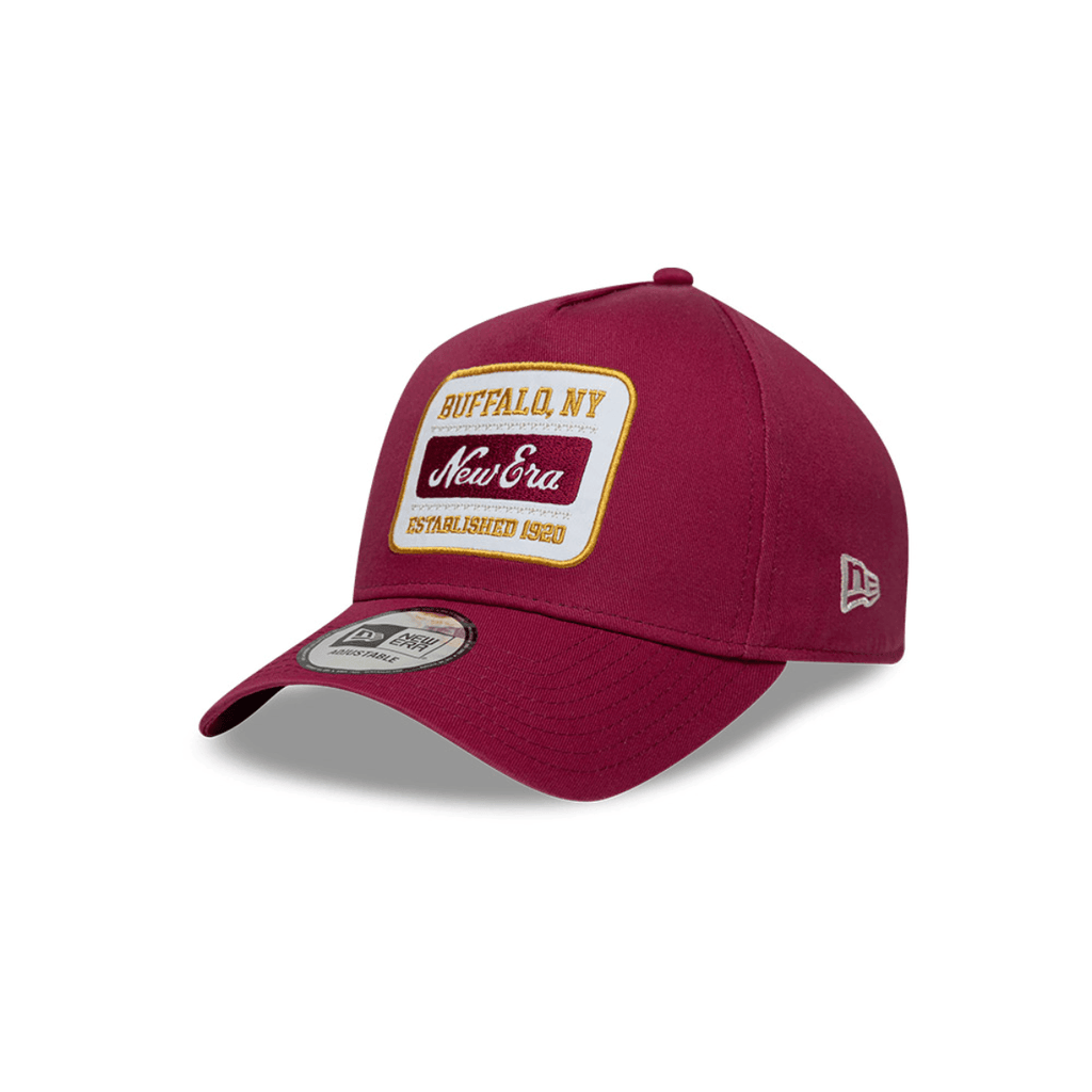 NEW ERA 9FORTY A-FRAME MLB NE WASHED PATCH GORRA AJUSTABLE ROJA