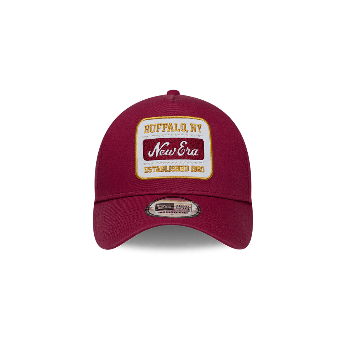 NEW ERA 9FORTY A-FRAME MLB NE WASHED PATCH GORRA AJUSTABLE ROJA
