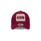 NEW ERA 9FORTY A-FRAME MLB NE WASHED PATCH GORRA AJUSTABLE ROJA