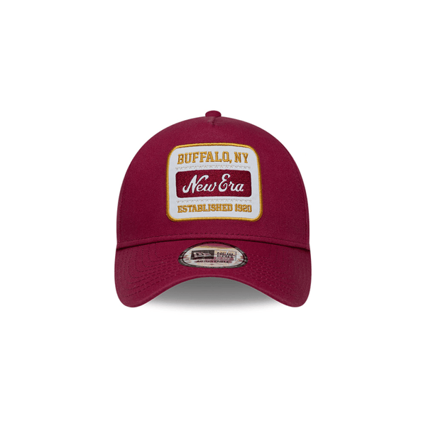 NEW ERA 9FORTY A-FRAME MLB NE WASHED PATCH GORRA AJUSTABLE ROJA