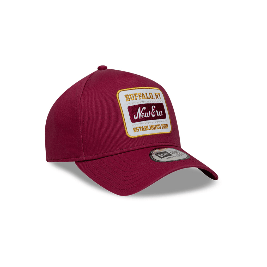 NEW ERA 9FORTY A-FRAME MLB NE WASHED PATCH GORRA AJUSTABLE ROJA