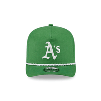 NEW ERA GOLFER MLB OAKLAND ATHLETICS PEARL ROPE GORRA AJUSTABLE VERDE