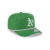 NEW ERA GOLFER MLB OAKLAND ATHLETICS PEARL ROPE GORRA AJUSTABLE VERDE