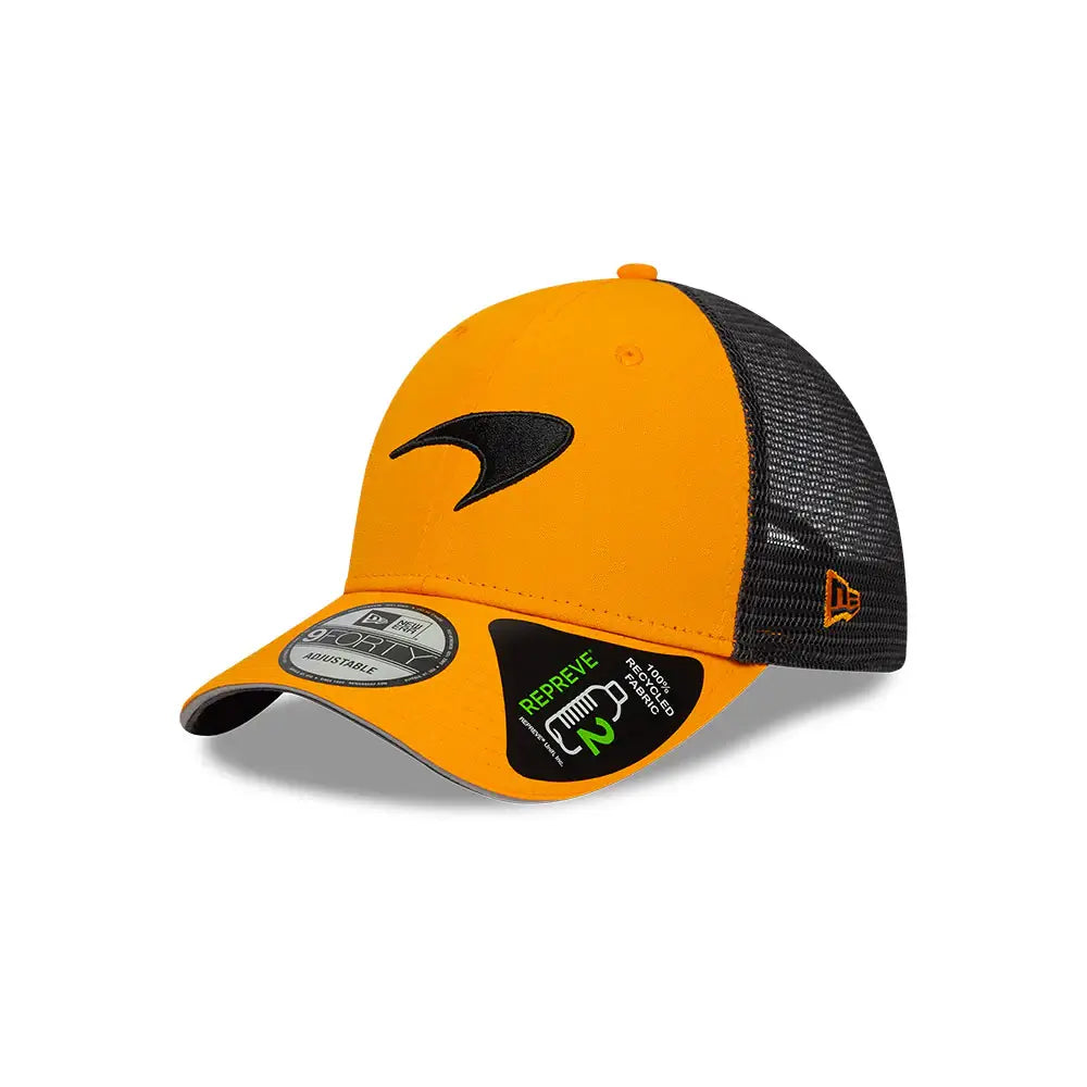 NEW ERA 9FORTY F1 MCLAREN F1 PADDOCK GORRA CAMIONERA AJUSTABLE NARANJA