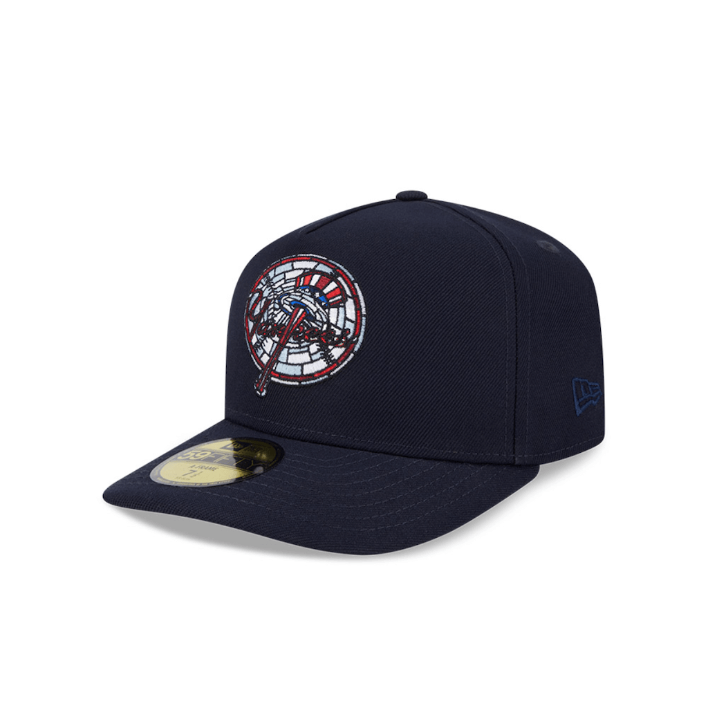 NEW ERA 59FIFTY A FRAME MLB NEW YORK YANKEES STAINED GLASS GORRA CERRADA AZUL
