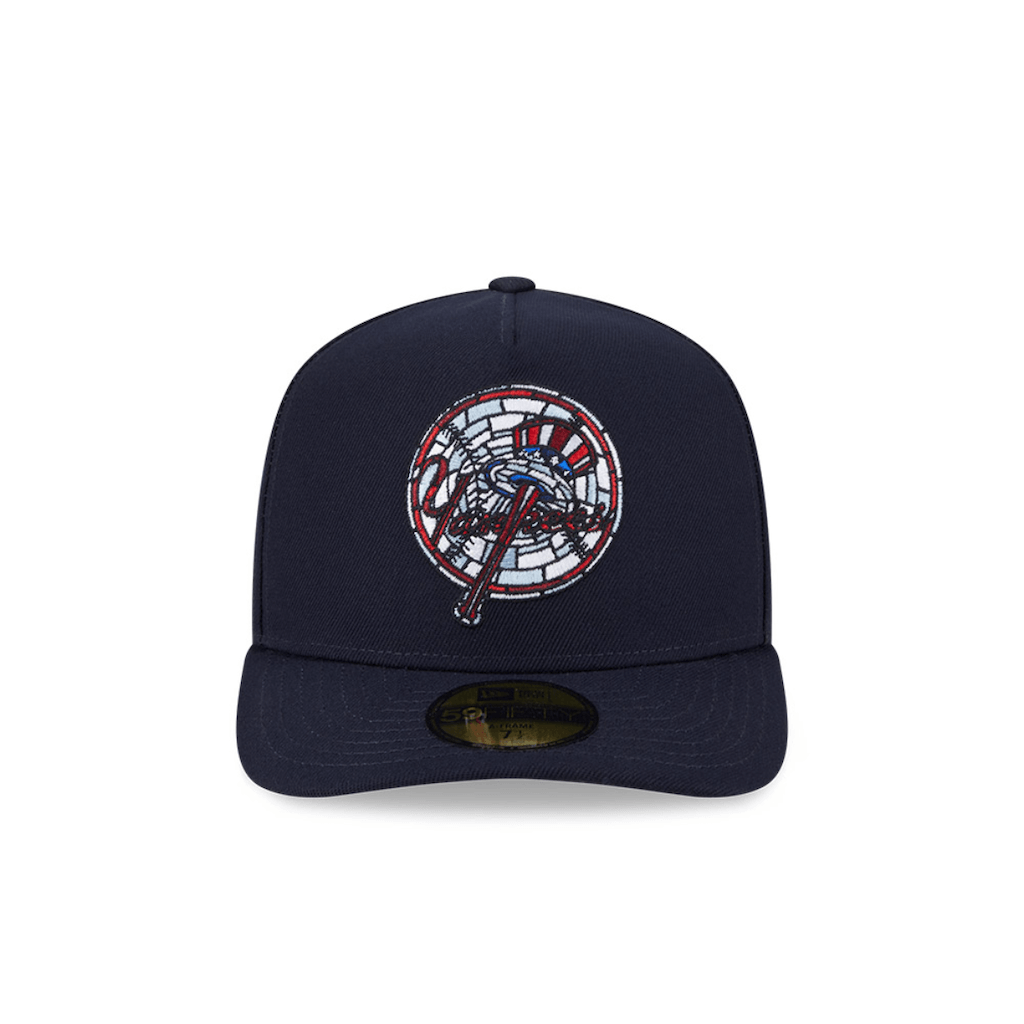 NEW ERA 59FIFTY A FRAME MLB NEW YORK YANKEES STAINED GLASS GORRA CERRADA AZUL