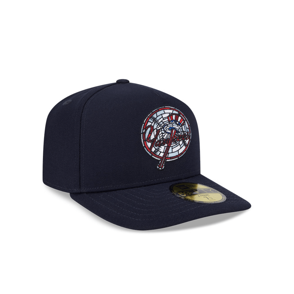 NEW ERA 59FIFTY A FRAME MLB NEW YORK YANKEES STAINED GLASS GORRA CERRADA AZUL