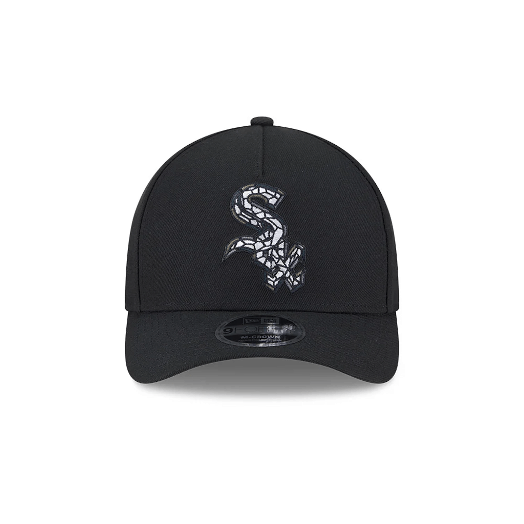 NEW ERA 9FORTY M-CROWN MLB CHICAGO WHITE SOX STAINED GLASS GORRA AJUSTABLE NEGRA