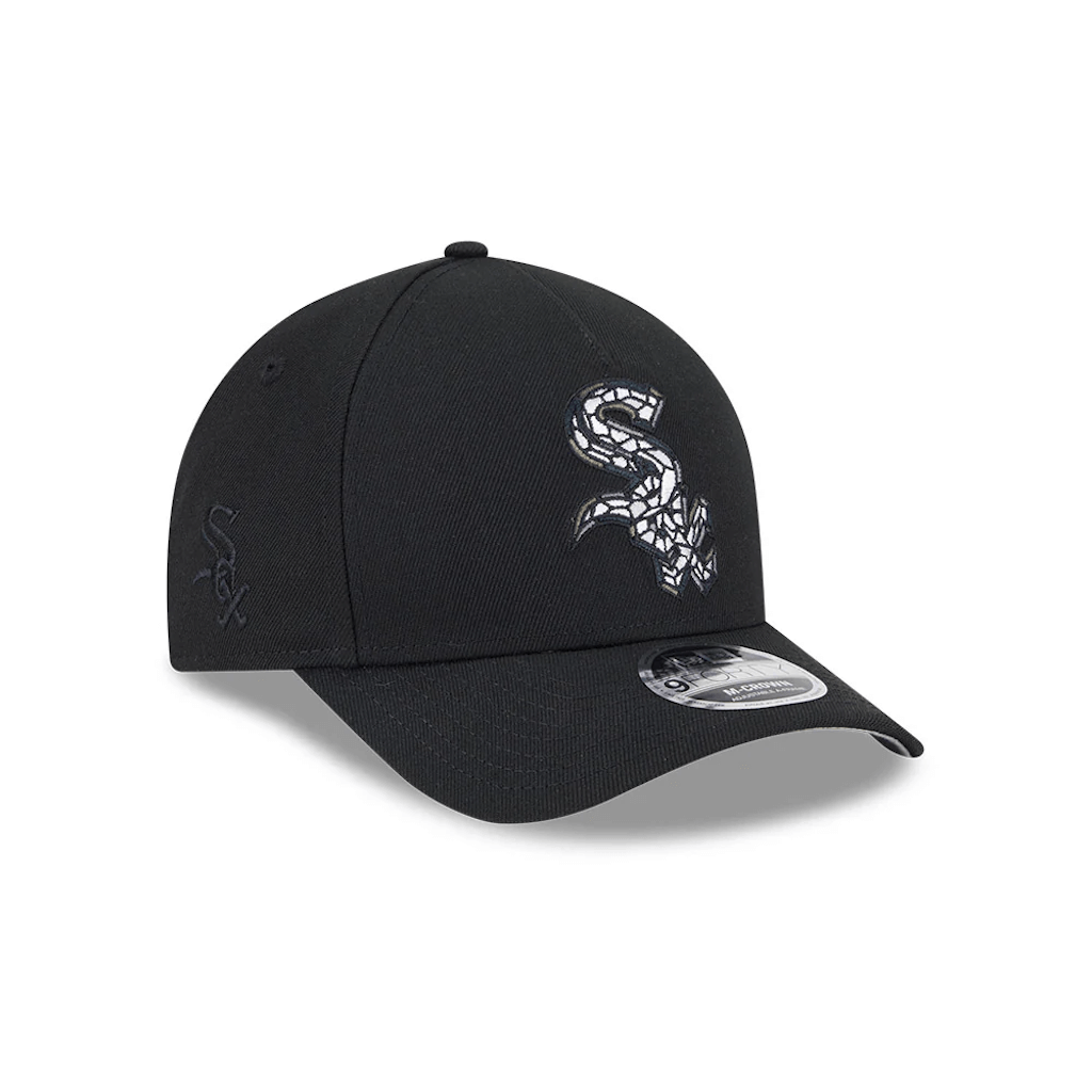 NEW ERA 9FORTY M-CROWN MLB CHICAGO WHITE SOX STAINED GLASS GORRA AJUSTABLE NEGRA
