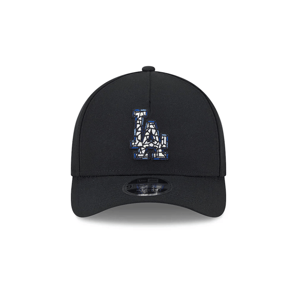 NEW ERA 9FORTY M-CROWN MLB LOS ANGELES DODGERS STAINED GLASS GORRA AJUSTABLE NEGRA