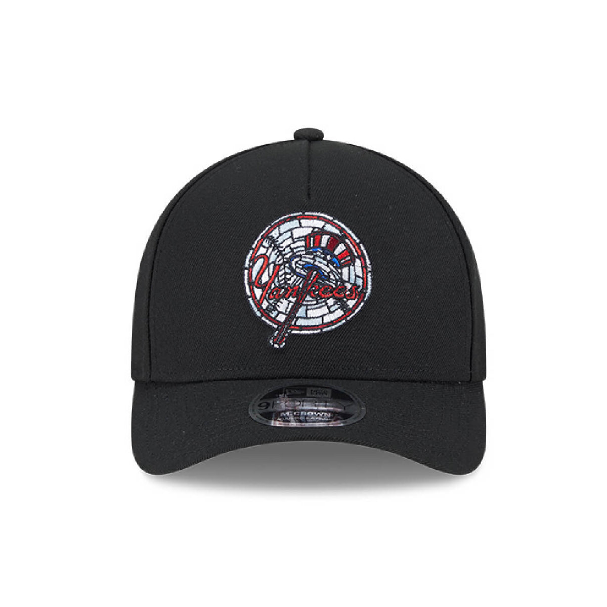NEW ERA 9FORTY M-CROWN A-FRAME MLB NEW YORK YANKEES STAINED GLASS GORRA AJUSTABLE NEGRO