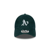NEW ERA 9FORTY MLB OAKLAND ATHLETICS CORDUROY GORRA AJUSTABLE VERDE