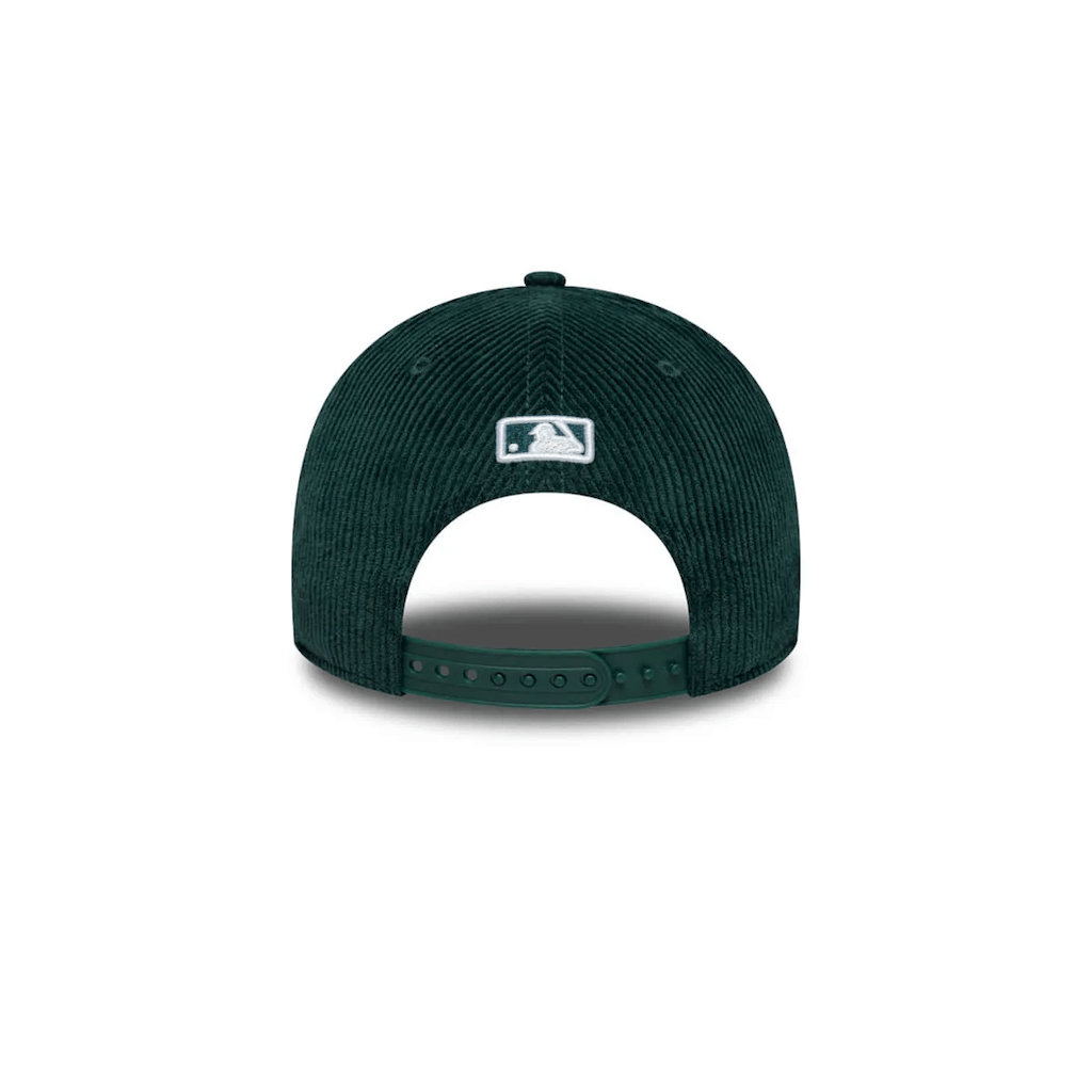 NEW ERA 9FORTY MLB OAKLAND ATHLETICS CORDUROY GORRA AJUSTABLE VERDE