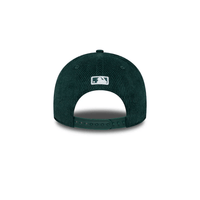 NEW ERA 9FORTY MLB OAKLAND ATHLETICS CORDUROY GORRA AJUSTABLE VERDE