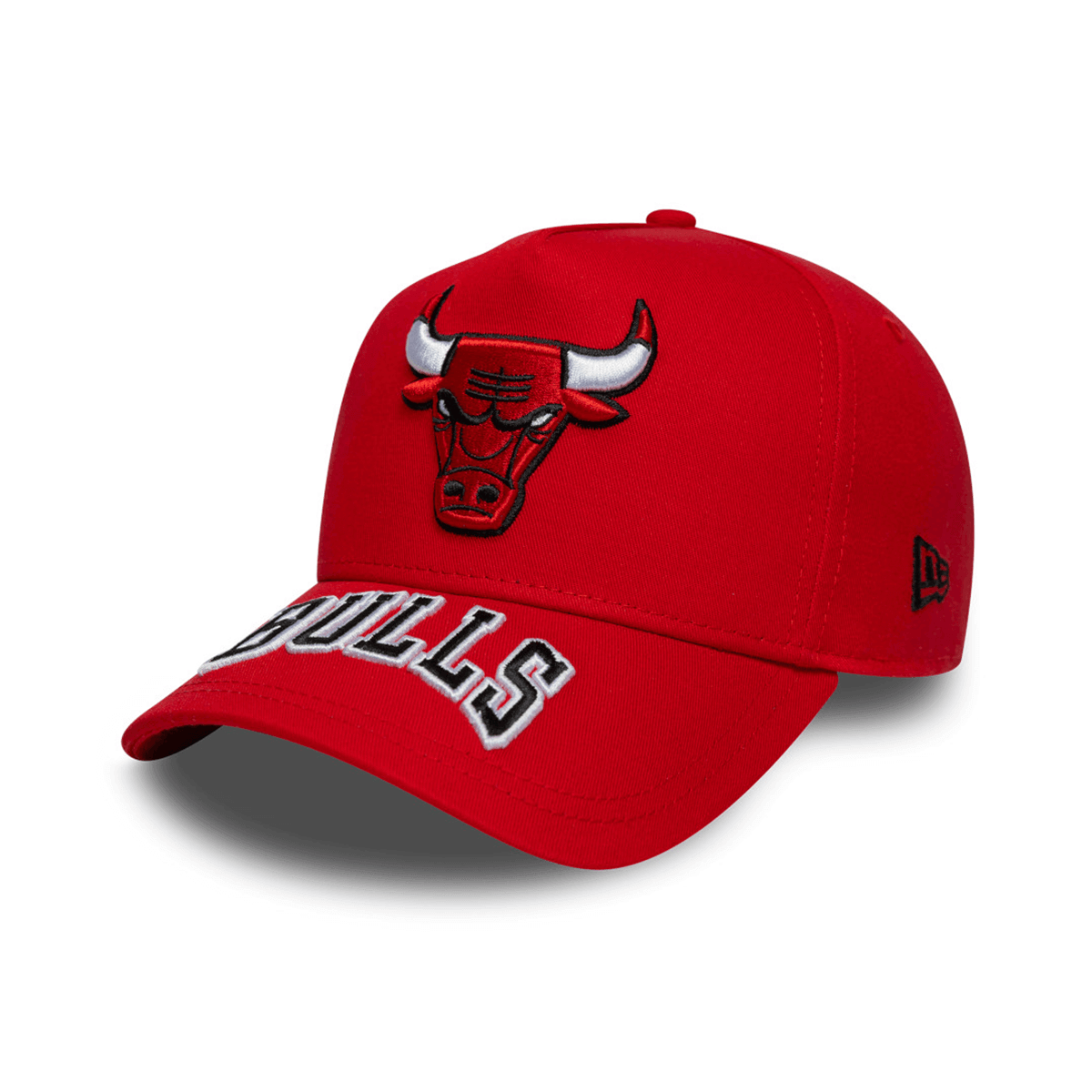 NEW ERA 9FORTY E-FRAME NBA CHICAGO BULLS VISOR HIT GORRA AJUSTABLE ROJO