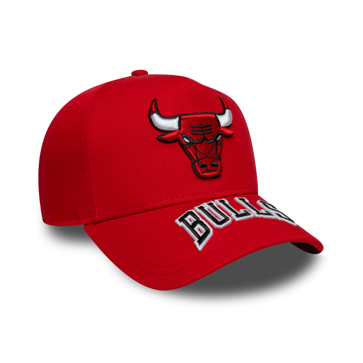 NEW ERA 9FORTY E-FRAME NBA CHICAGO BULLS VISOR HIT GORRA AJUSTABLE ROJO
