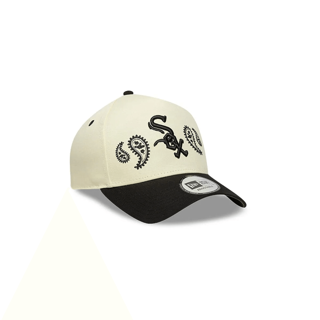 NEW ERA 9FORTY A-FRAME MLB CHICAGO WHITE SOX PAISLEY GORRA AJUSTABLE BLANCA