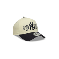 NEW ERA 9FORTY A-FRAME MLB NEW YORK YANKEES PAISLEY GORRA AJUSTABLE BLANCA