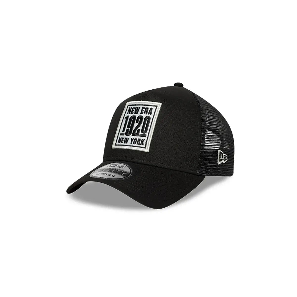NEW ERA 9FORTY NE NE 1920 PATCH GORRA TRUCKER AJUSTABLE NEGRO
