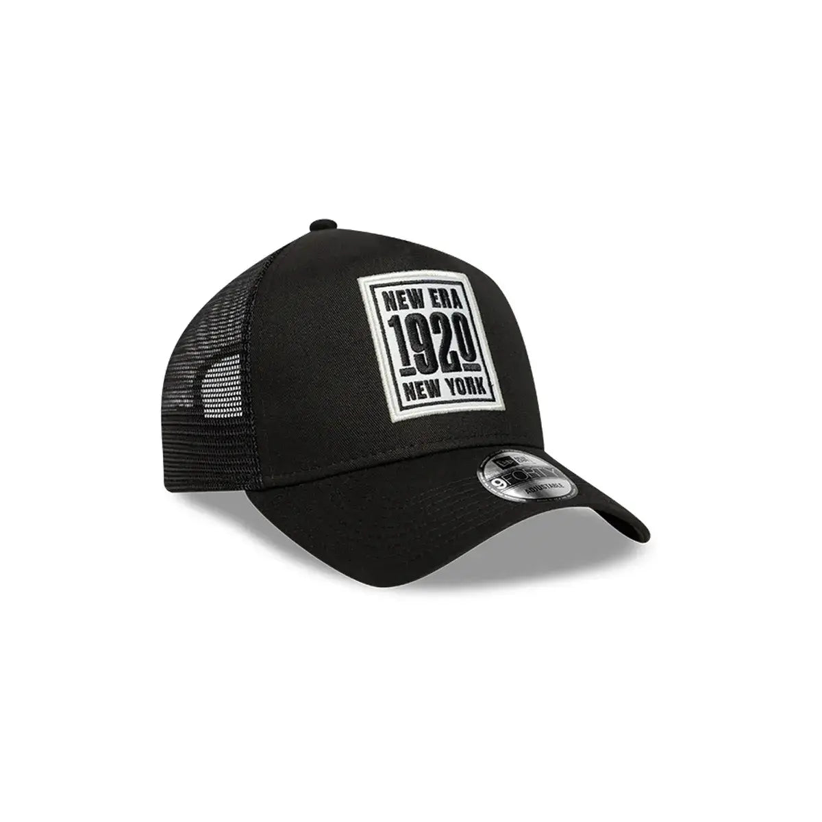 NEW ERA 9FORTY NE NE 1920 PATCH GORRA TRUCKER AJUSTABLE NEGRO
