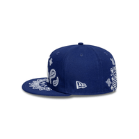 NEW ERA 59FIFTY MLB LOS ANGELES DODGERS PAISLEY GORRA CERRADA AZUL
