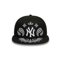 NEW ERA 59FIFTY MLB NEW YORK YANKEES PAISLEY GORRA CERRADA NEGRA