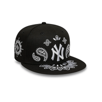 NEW ERA 59FIFTY MLB NEW YORK YANKEES PAISLEY GORRA CERRADA NEGRA