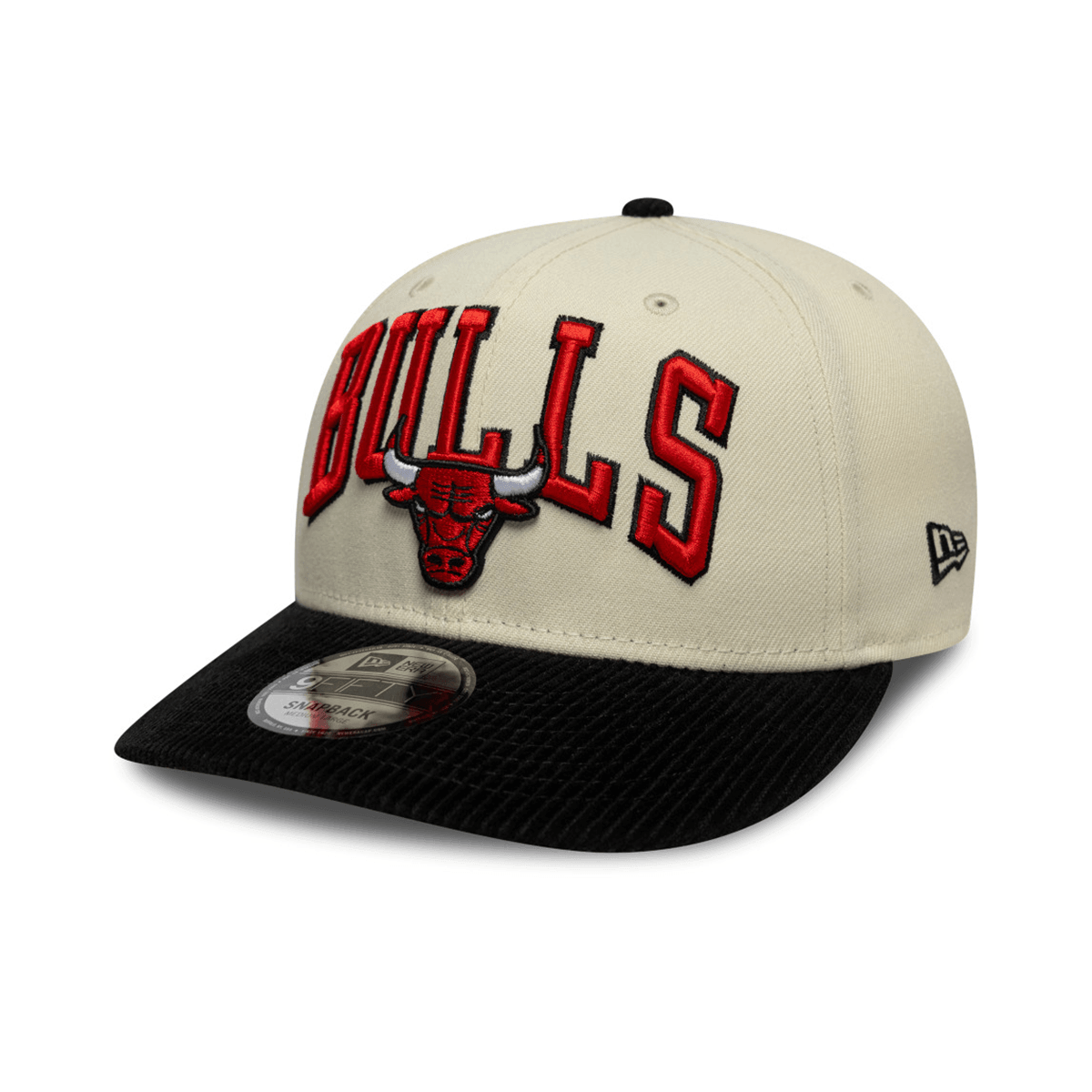 NEW ERA 9FIFTY NBA CHICAGO BULLS CORD VISOR GORRA AJUSTABLE BEIGE