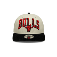 NEW ERA 9FIFTY NBA CHICAGO BULLS CORD VISOR GORRA AJUSTABLE BEIGE