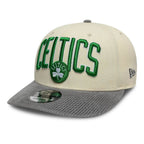 NEW ERA 9FIFTY NBA BOSTON CELTICS CORD VISOR GORRA AJUSTABLE BEIGE
