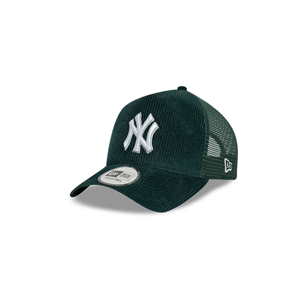 NEW ERA 9FORTY MLB NEW YORK YANKEES CORDUROY GORRA AJUSTABLE CAMIONERA VERDE