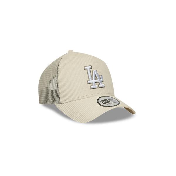 NEW ERA 9FORTY MLB LOS ANGELES DODGERS CORDUROY CREAM GORRA AJUSTABLE CAMIONERA BEIGE