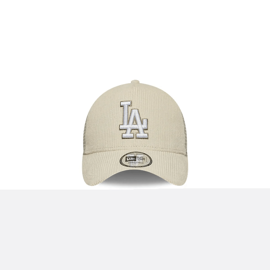 NEW ERA 9FORTY MLB LOS ANGELES DODGERS CORDUROY CREAM GORRA AJUSTABLE CAMIONERA BEIGE