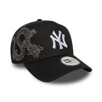 NEW ERA 9FORTY E FRAME MLB NEW YORK YANKEES SNAKE ICON GORRA AJUSTABLE NEGRA