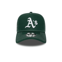 NEW ERA 9FORTY MLB OAKLAND ATHLETICS 1913 WS PATCH GORRA AJUSTABLE CAMIONERA VERDE