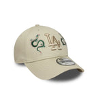 NEW ERA 9FORTY MLB LOS ANGELES DODGERS SNAKE ICON GORRA AJUSTABLE BEIGE