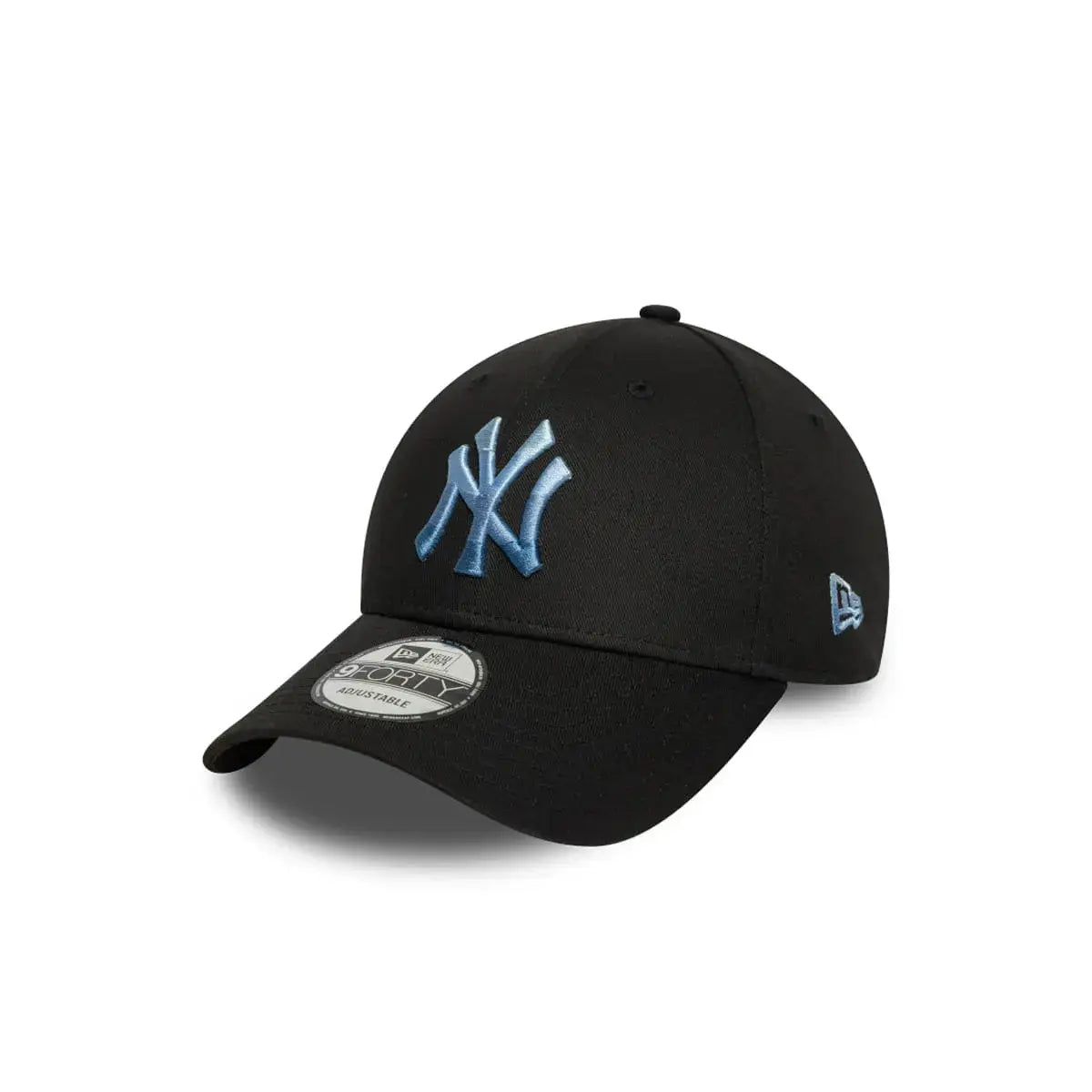 NEW ERA 9FORTY MLB NEW YORK YANKEES INFILL AZUL GORRA AJUSTABLE NEGRA