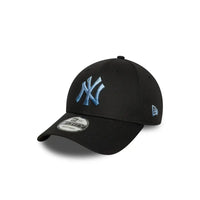 NEW ERA 9FORTY MLB NEW YORK YANKEES INFILL AZUL GORRA AJUSTABLE NEGRA