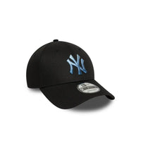 NEW ERA 9FORTY MLB NEW YORK YANKEES INFILL AZUL GORRA AJUSTABLE NEGRA