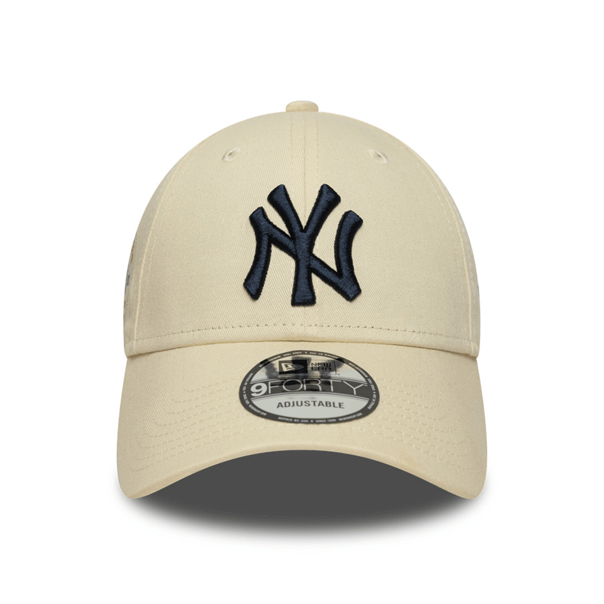NEW ERA 9FORTY MLB NEW YORK YANKEES SIDE PATCH GORRA AJUSTABLE BEIGE